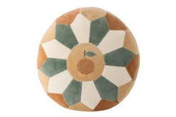 Kinder-Pouf „Olli“ – Baumwolle in warmen Naturtönen