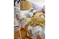 Kinder-Quilt „Liora“ – Bunte Baumwolldecke