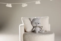 Kindersessel Lunno – Kuscheliger Teddy-Sessel in Weiß