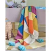 Kindertagesdecke Palma – Bunte Decke aus recycelter Baumwolle