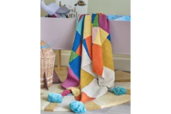 Kindertagesdecke Palma – Bunte Decke aus recycelter Baumwolle