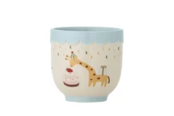 Kinder Tasse Josie - Steingut-Tasse mit Figuren & blauem Inneren