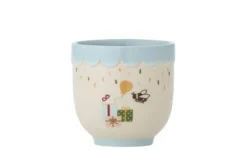 Kinder Tasse Josie - Steingut-Tasse mit Figuren & blauem Inneren