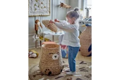 Kinder-Teppich „Letter“ – Naturfarbener Juteteppich