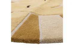 Kinder-Teppich „Sunny“ – Gelber Wollteppich mit Sonnenmotiv
