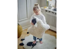 Kinderteppich Wolki – aus 100% Wolle in Schafsoptik
