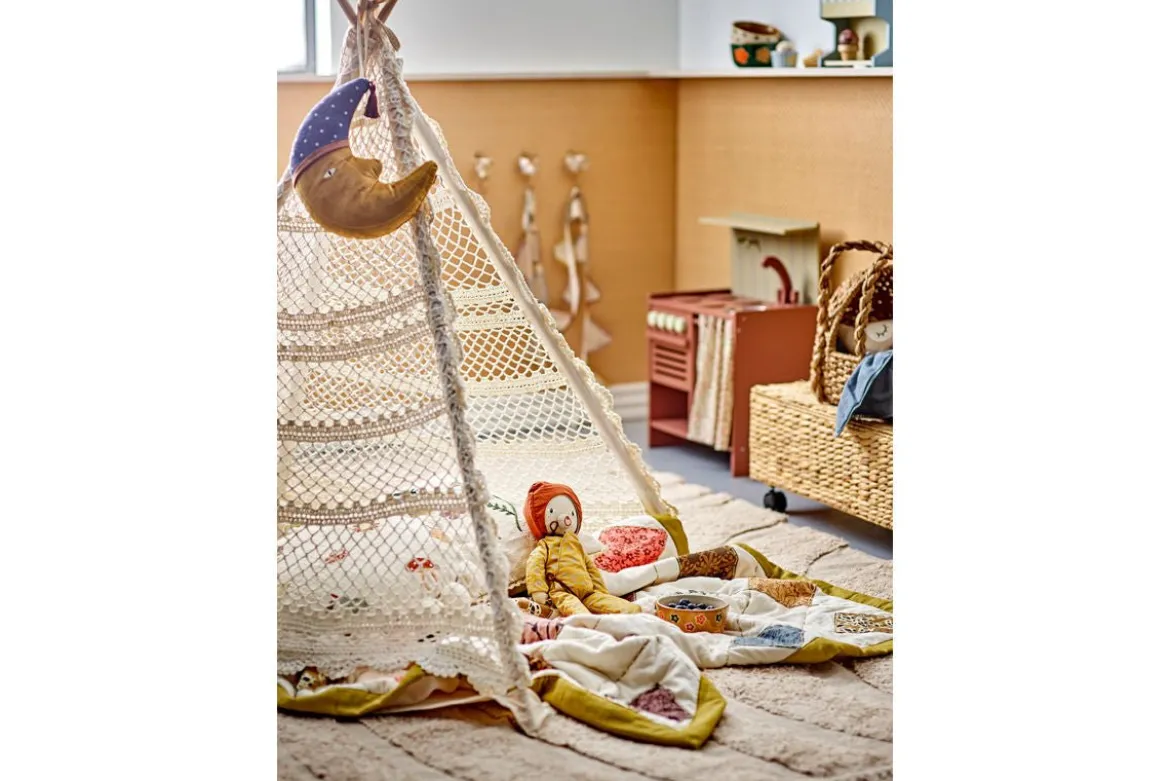 Kinder-Tipi Lumi – Naturfarbene Baumwolle