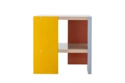 Kindertisch Justus - quadratischer Tisch aus FSC-MDF mit bunten Seiten