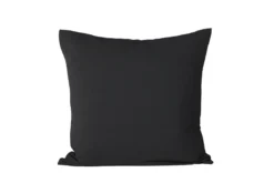Kissenbezug Agatha - 50x50 cm in Schwarz, Grün und Dunkelbraun