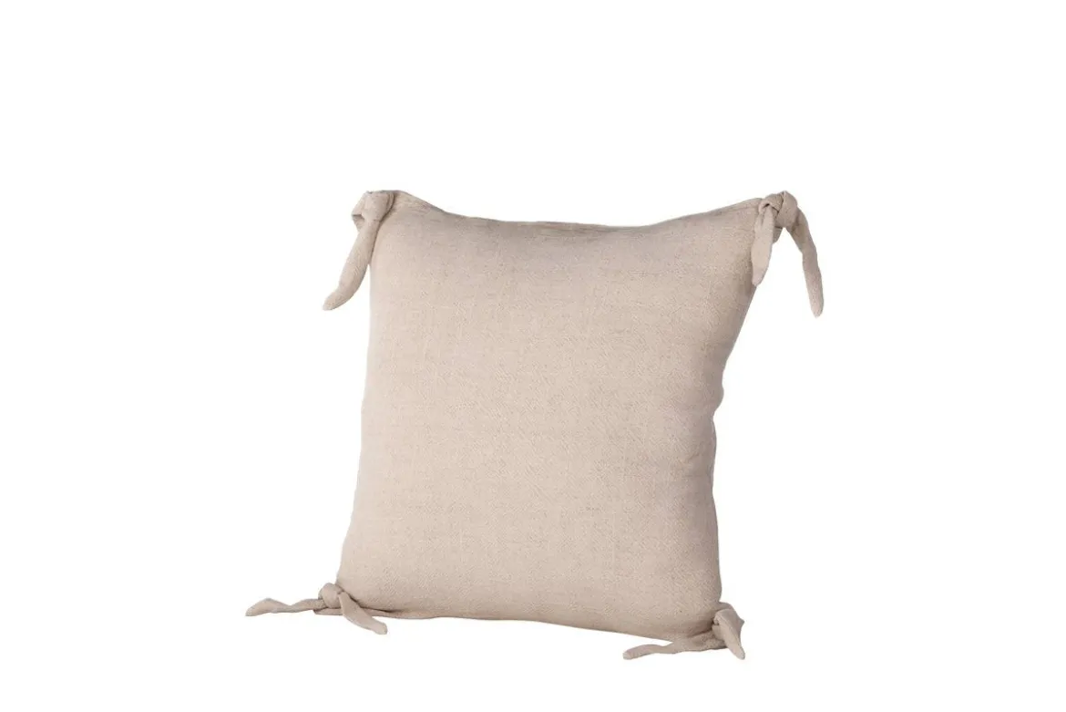 Kissenbezug Ambiente - 40x40 cm in Beige, Dunkelgrau und Weiß