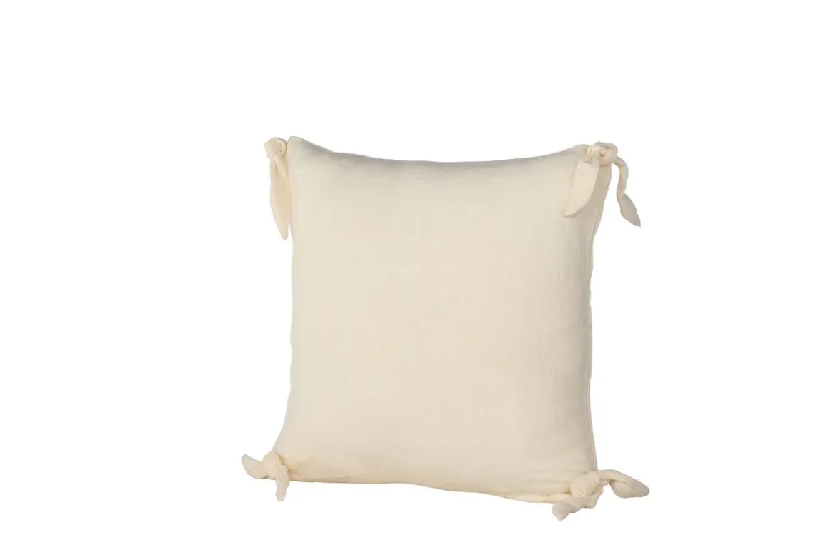 Kissenbezug Ambiente - 40x40 cm in Beige, Dunkelgrau und Weiß
