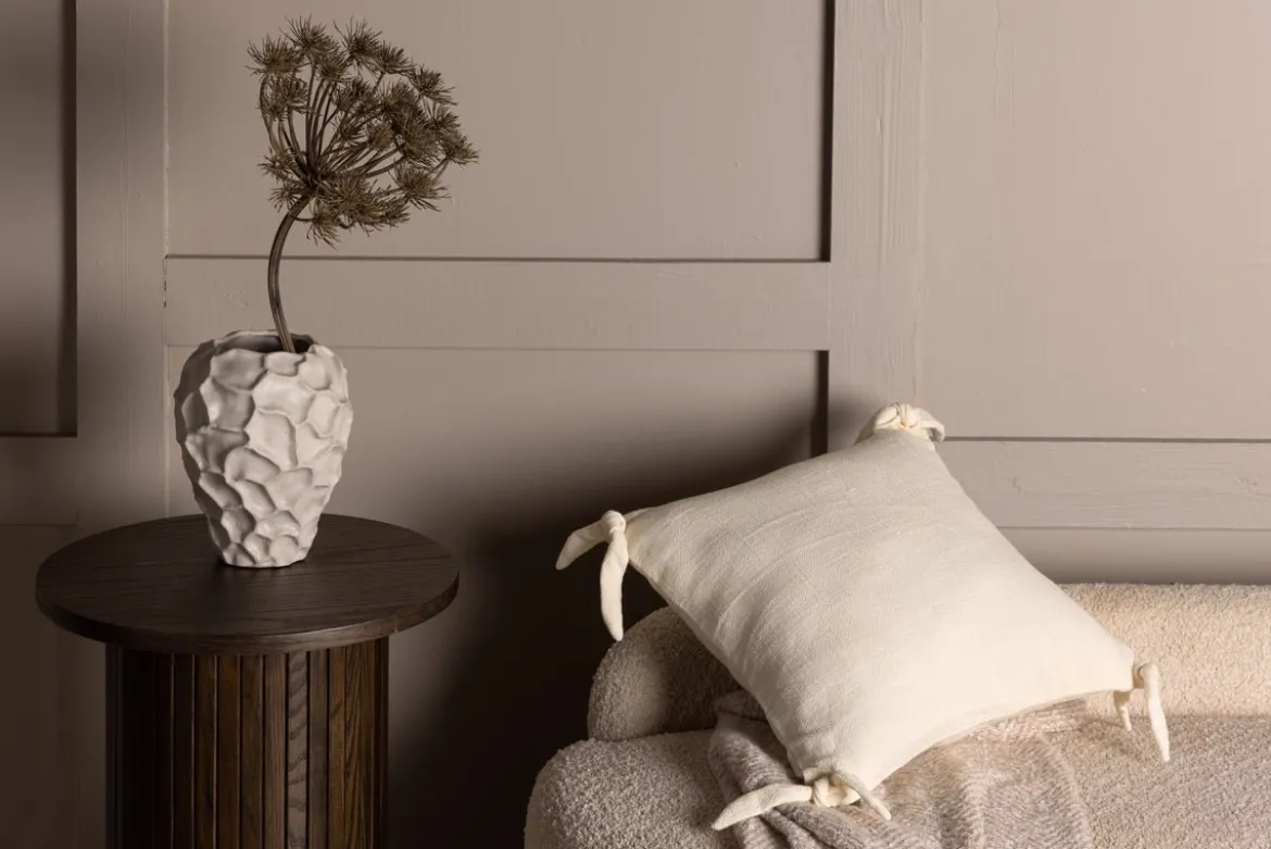 Kissenbezug Ambiente - 40x40 cm in Beige, Dunkelgrau und Weiß
