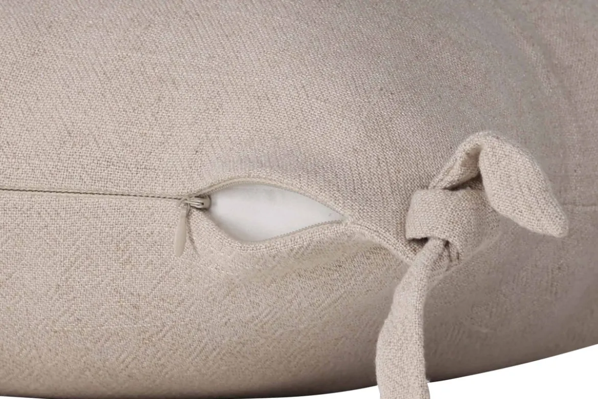 Kissenbezug Ambiente - 40x40 cm in Beige, Dunkelgrau und Weiß