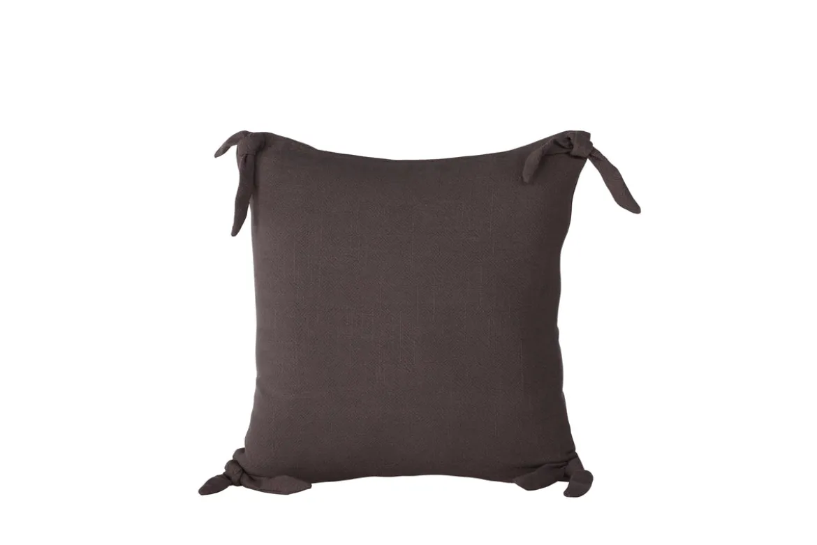 Kissenbezug Ambiente - 40x40 cm in Beige, Dunkelgrau und Weiß