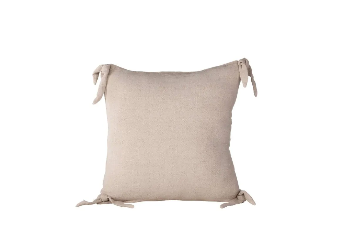 Kissenbezug Ambiente - 40x40 cm in Beige, Dunkelgrau und Weiß