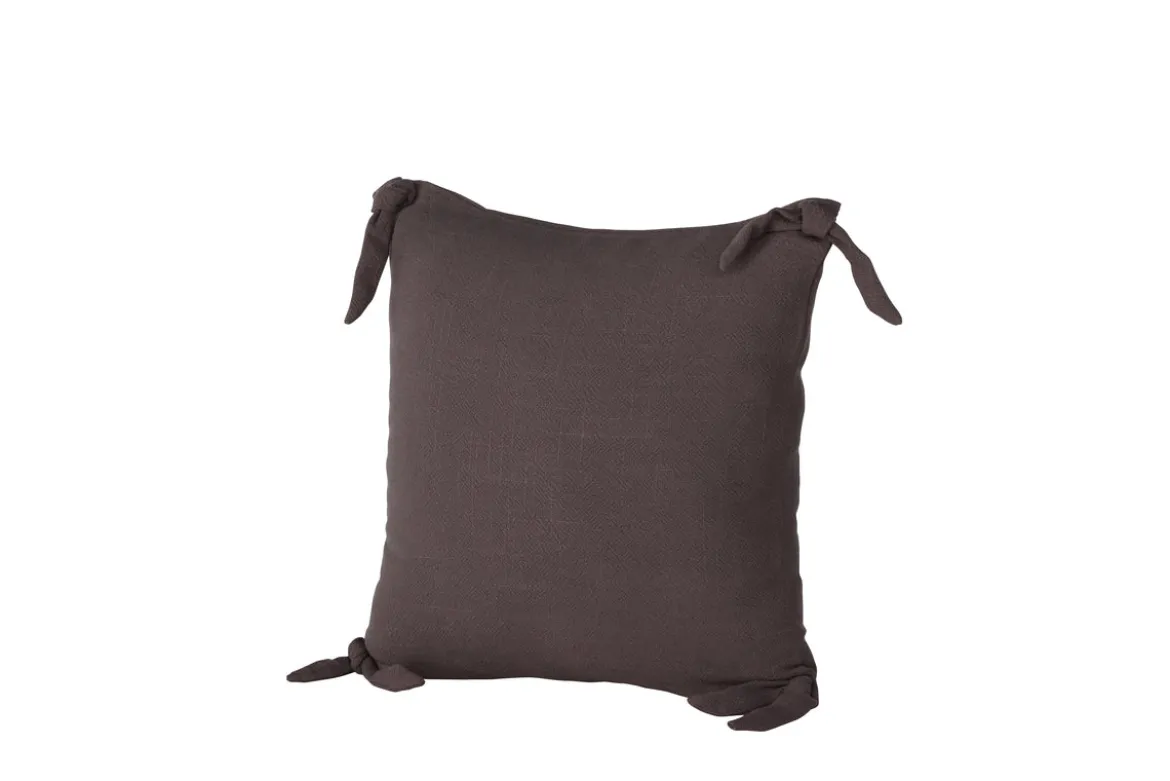 Kissenbezug Ambiente - 40x40 cm in Beige, Dunkelgrau und Weiß