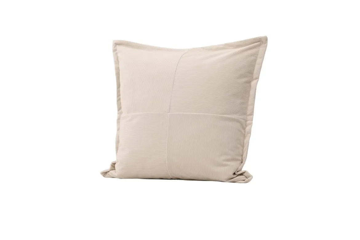 Kissenbezug Budapest - 50x50 cm in Beige, Dunkelgrün und Braun