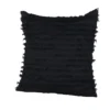 Kissenbezug Erika - 45x45 cm in Schwarz aus 100% Baumwolle