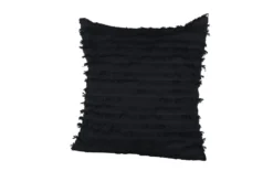 Kissenbezug Erika - 45x45 cm in Schwarz aus 100% Baumwolle