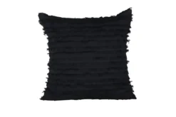 Kissenbezug Erika - 45x45 cm in Schwarz aus 100% Baumwolle