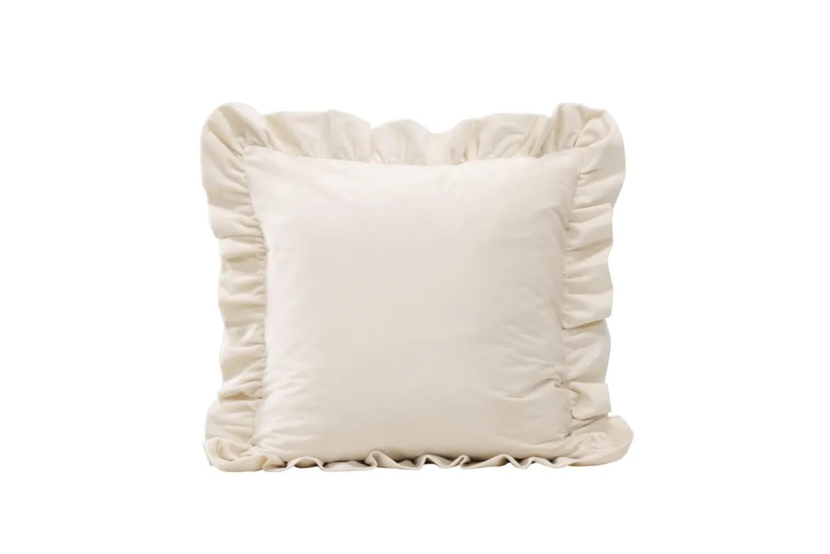 Kissenbezug Essence - 50x50 cm in Beige, Rosa und Weiß