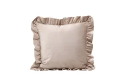 Kissenbezug Essence - 50x50 cm in Beige, Rosa und Weiß