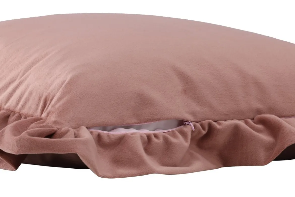 Kissenbezug Essence - 50x50 cm in Beige, Rosa und Weiß