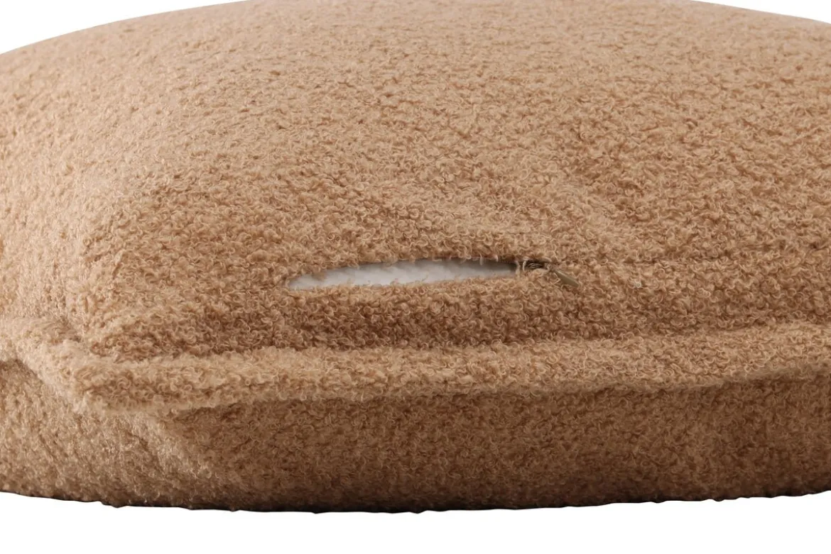 Kissenbezug Nature - 60x60 cm in Beige, Braun und Dunkelgrün