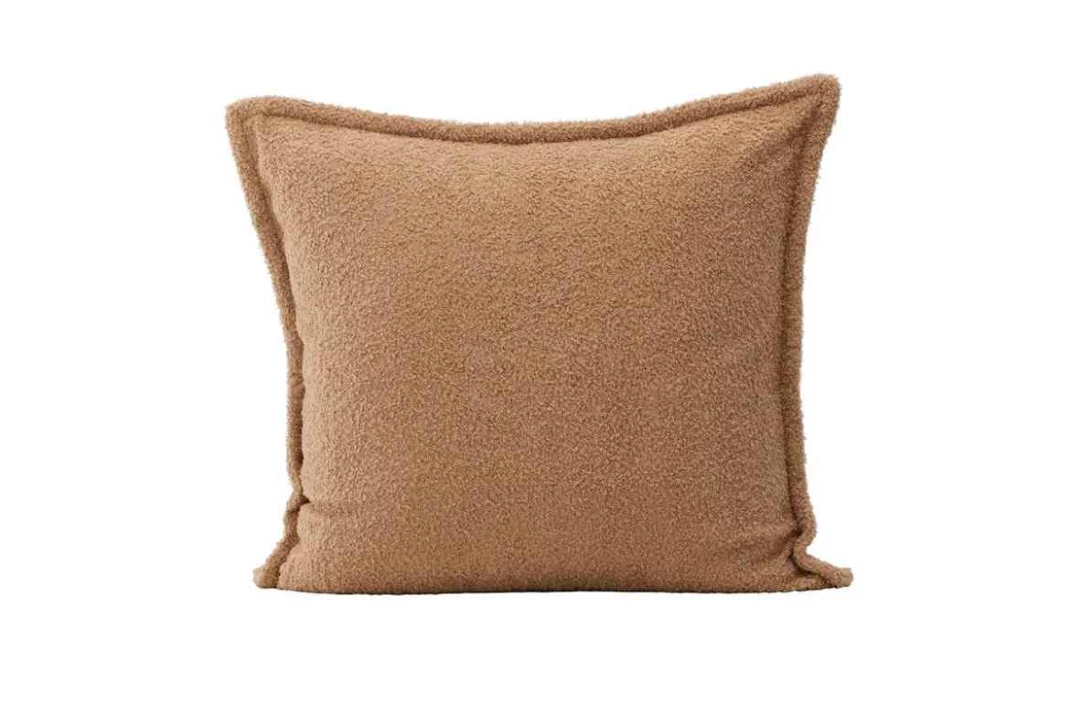 Kissenbezug Nature - 60x60 cm in Beige, Braun und Dunkelgrün