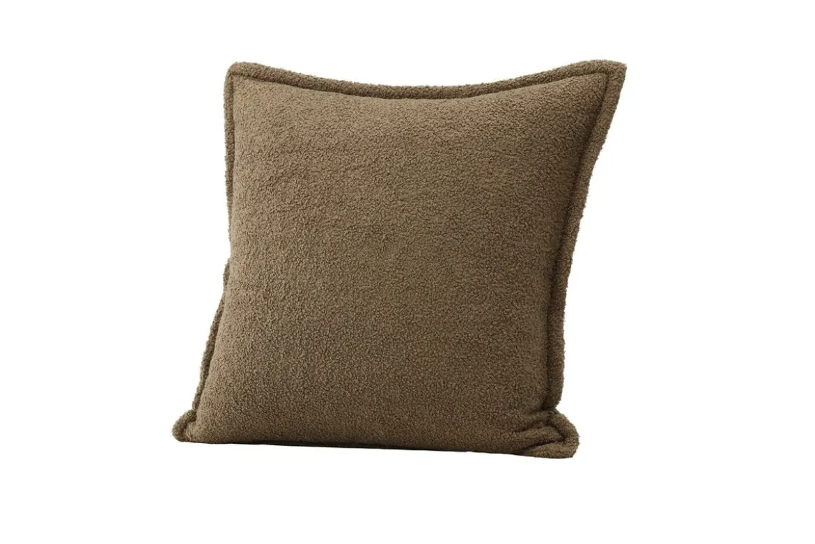 Kissenbezug Nature - 60x60 cm in Beige, Braun und Dunkelgrün