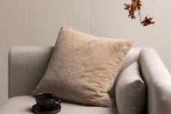 Kissenbezug Relax - 50x50 cm in Beige, Grau und Weiß