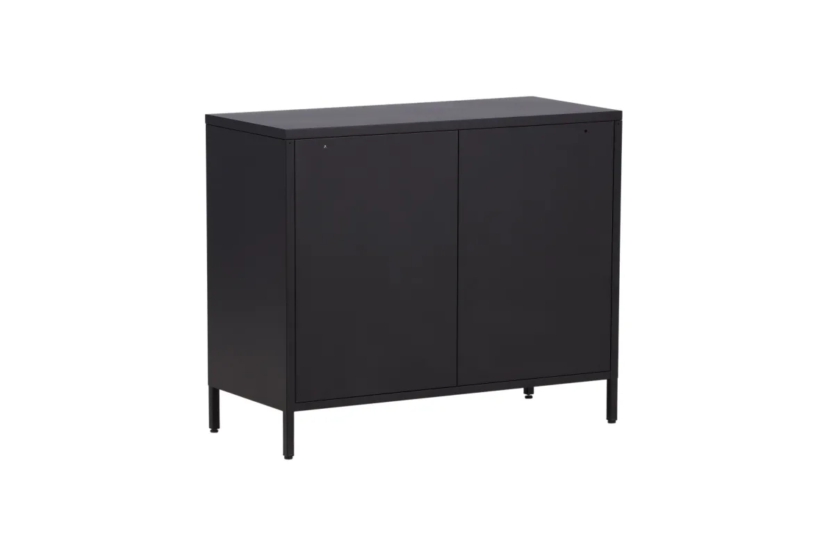 Kommode Berit – Industrial Design in Schwarz