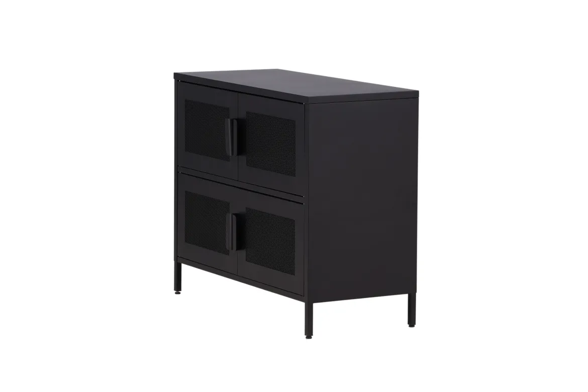 Kommode Berit – Industrial Design in Schwarz