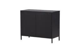 Kommode Berit – Industrial Design in Schwarz
