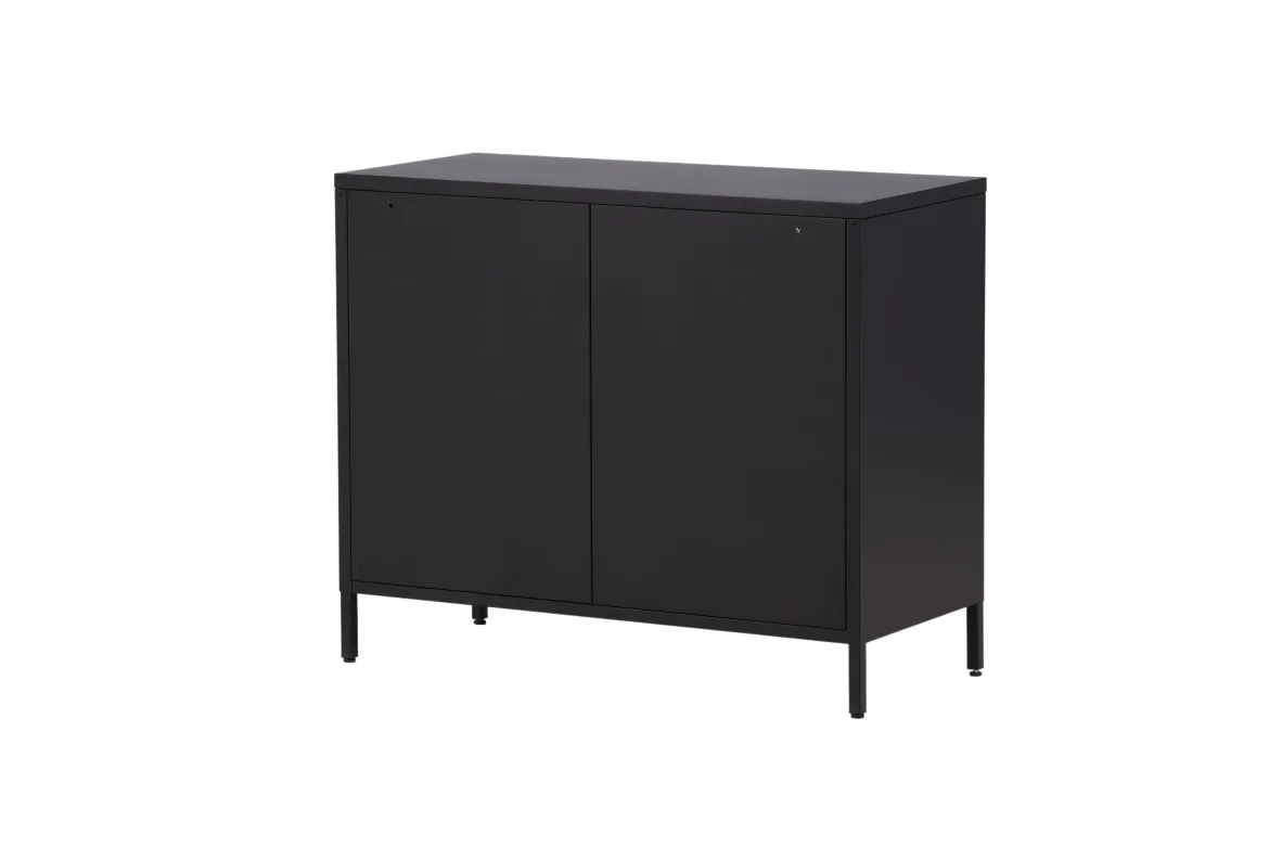 Kommode Berit – Industrial Design in Schwarz