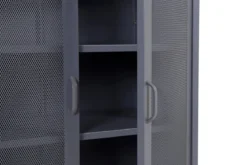 Kommode Faylen – Industrial-Design in Schwarz, Weiß & Grau