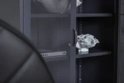Kommode Faylen – Industrial-Design in Schwarz, Weiß & Grau