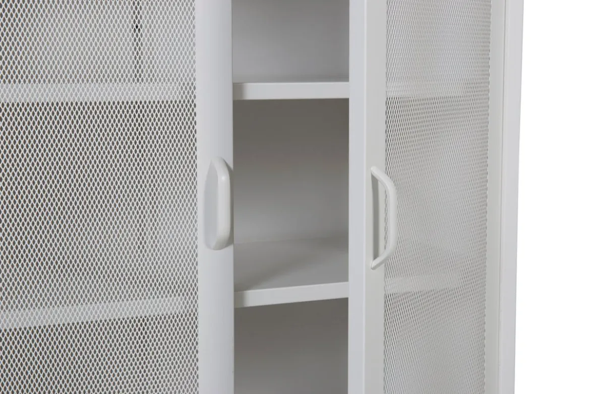 Kommode Faylen – Industrial-Design in Schwarz, Weiß & Grau