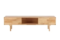Kommode Janice - 200 cm Sideboard aus Gummibaumholz