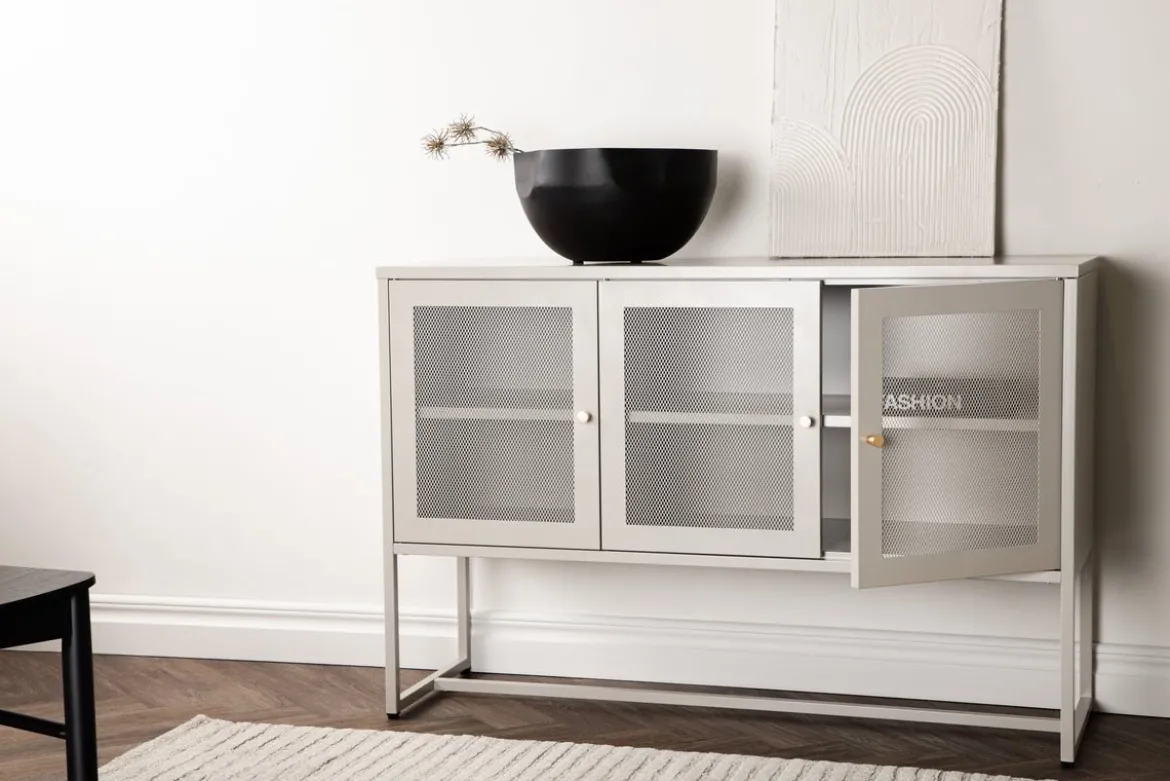 Kommode Marilo – Beige, Industrial-Modern mit Loft-Charme
