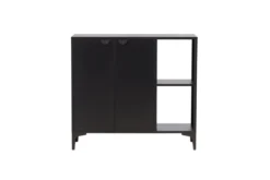 Kommode Nerano – Schwarz, Industrial mit modernem Loft-Charme