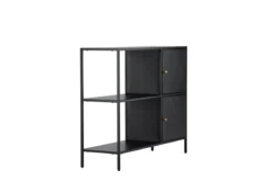 Kommode Varino – Schwarz, Minimal Industrial mit funktionaler Eleganz