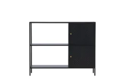 Kommode Varino – Schwarz, Minimal Industrial mit funktionaler Eleganz