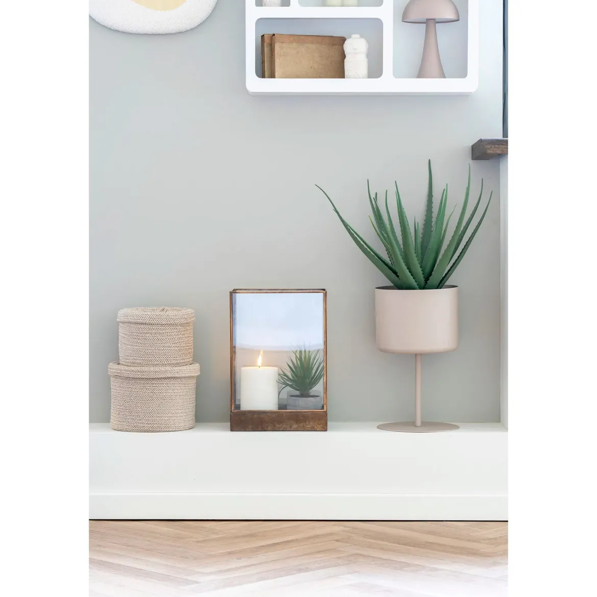 Kunstpflanze Aloe Vera – 51 cm pflegeleichter Klassiker im modernen Look