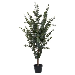 Kunstpflanze Eukalyptus – 120 cm eleganter Blattschmuck für dein Zuhause