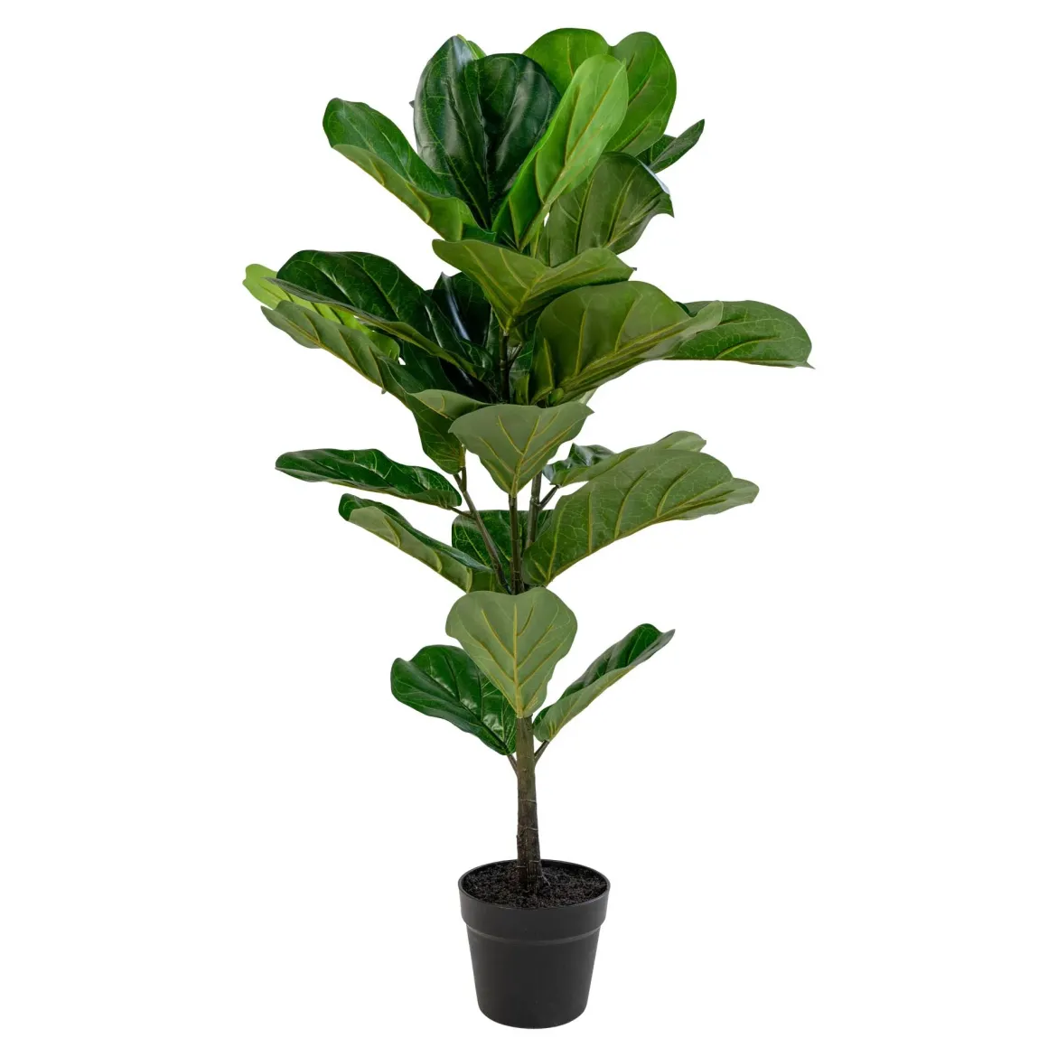 Kunstpflanze Fiddle Leaf Tree – 100 cm eleganter Hingucker mit großen Blättern