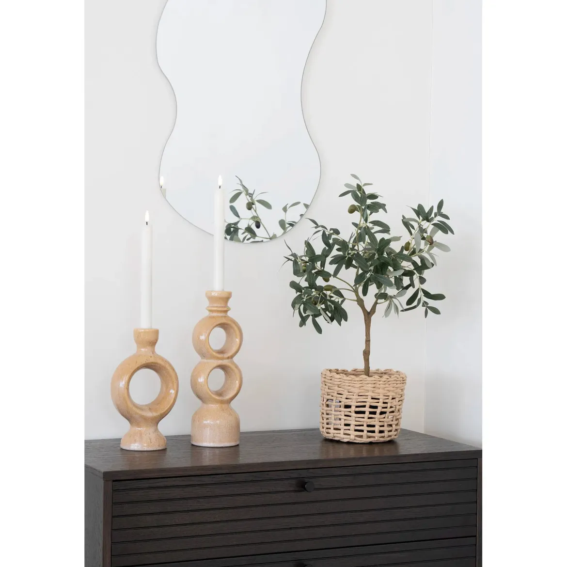 Kunstpflanze Olivenbaum – 61 cm mediterraner Charme für dein Zuhause