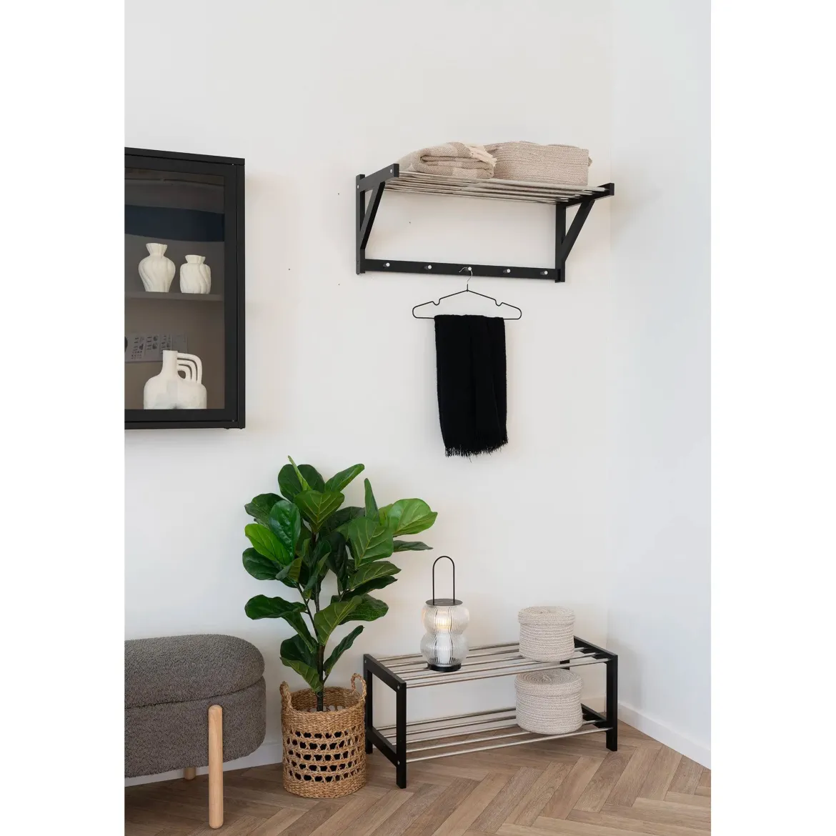 Laterne Aruba Metall/Glass