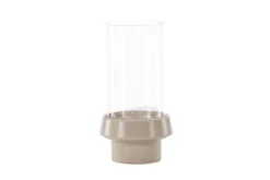 Laterne Flame - Laterne aus Glas und Steinzeug in verschiedenen Farben