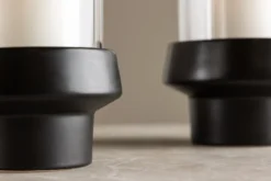 Laterne Harmony - Laterne aus Glas und Steinzeug in verschiedenen Farben